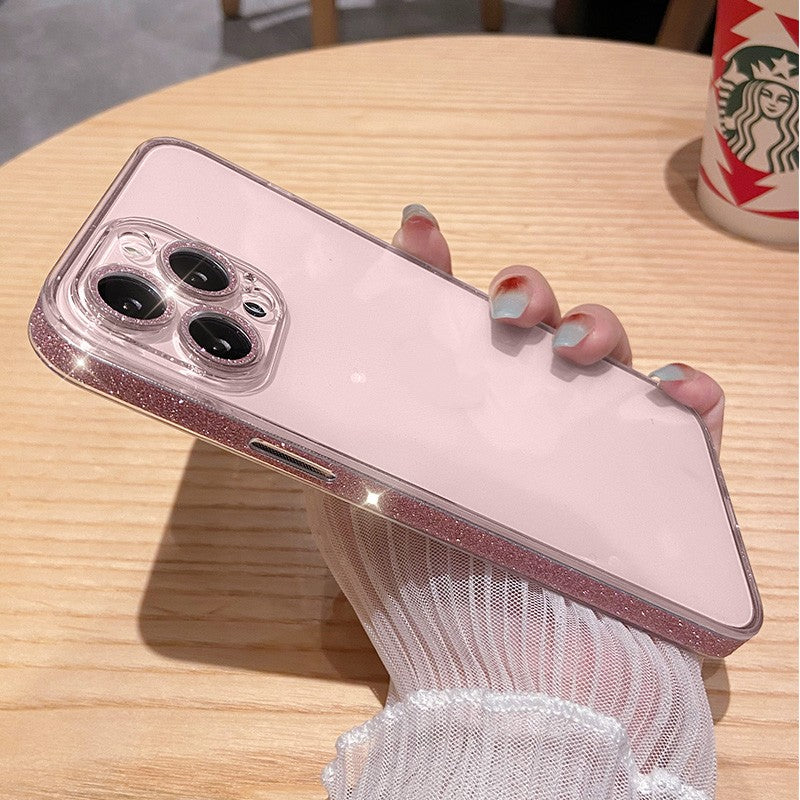 Glass Cover Transparent Fall Proof Phone Case
