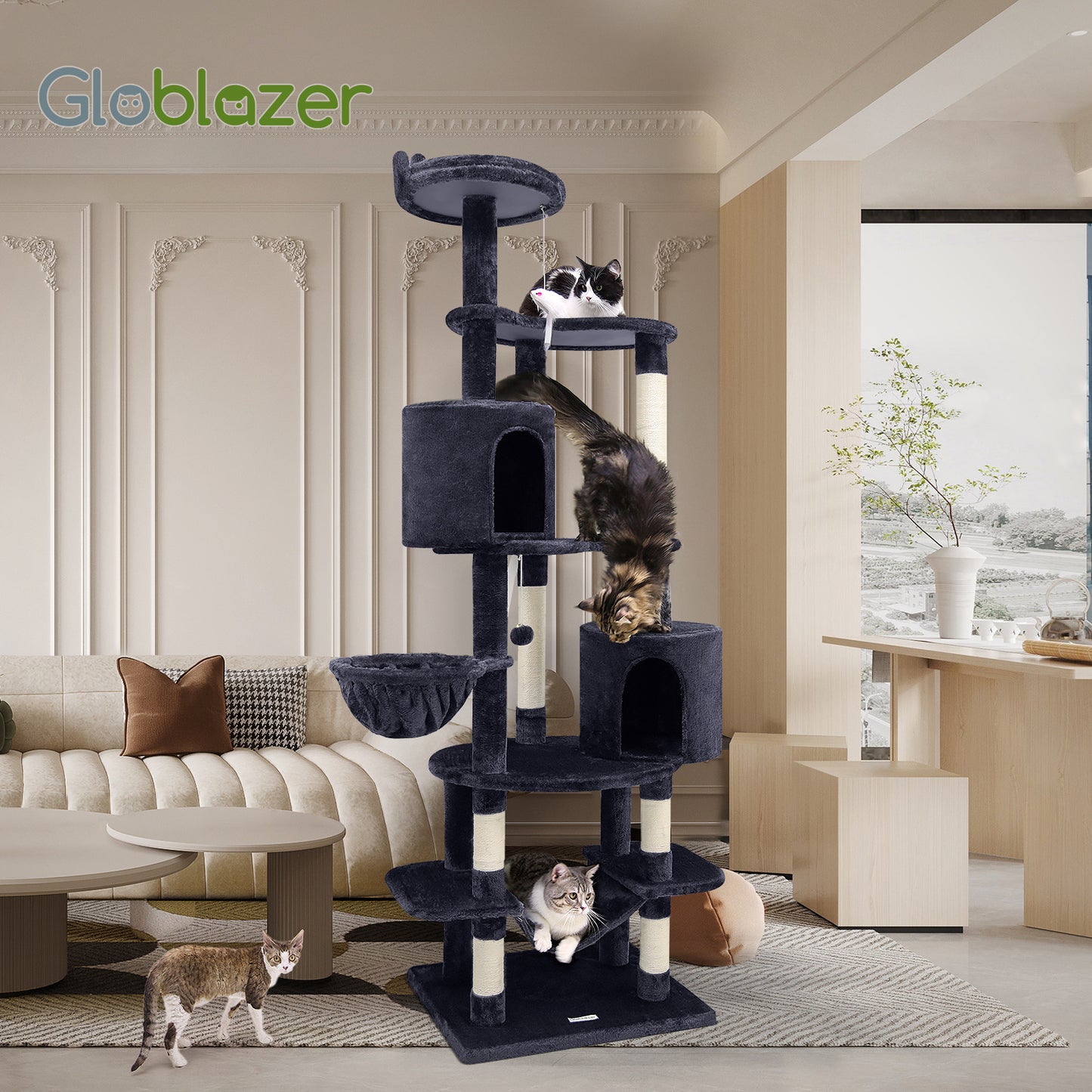 81 Inch Cat Climbing Rack