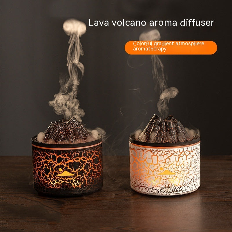 Creative New Lava Fire Charcoal Aroma Diffuser USB Plug-in Desktop
