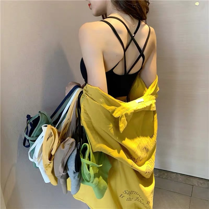 Anti-Glare Non-Steel Ring Sports Anti-Shock Beautiful Back Underwear