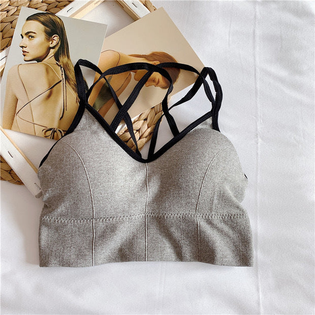 Anti-Glare Non-Steel Ring Sports Anti-Shock Beautiful Back Underwear