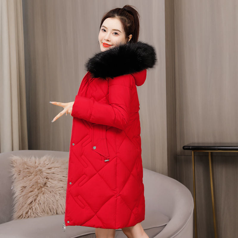 Thickened Western-style Cotton-padded Jacket Plus Size Slimming Warm