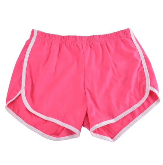 Four color optional cotton shorts female summer Korean version of the new ins wide leg loose solid color sports wear pants