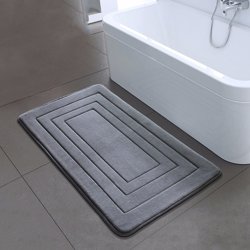 Thickened Memory Shape Sponge Floor Mat Door Mat