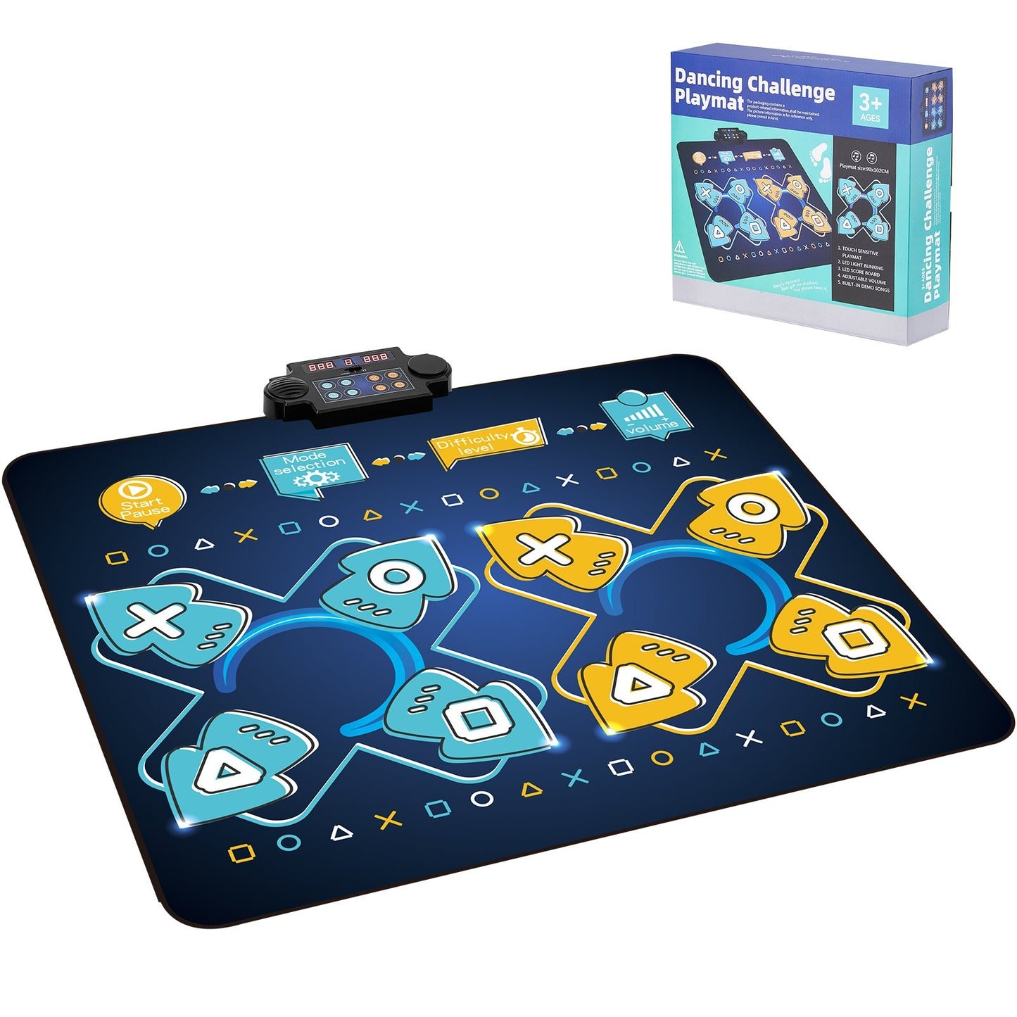 VEVOR Dance Mat For Kids Dance Pad Toys Two Player Gift For 3 Year Old Girls