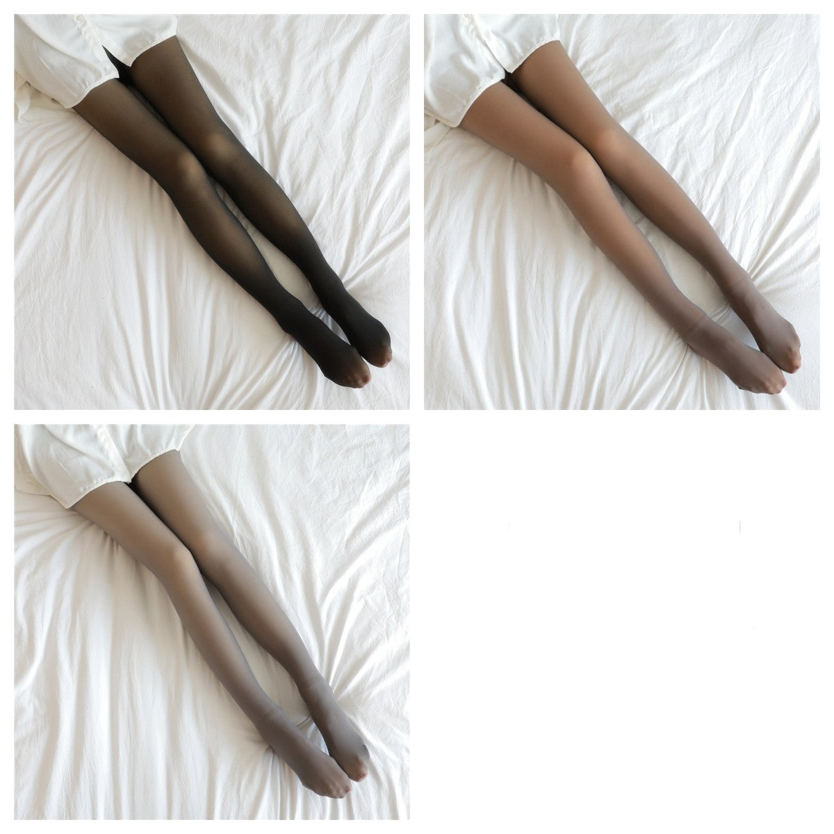 Cozy Women’s Fleece-Lined Pantyhose Translucent Leggings for Warmth