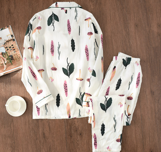 Sleepwear Cotton 100% Thin Maternity Wear Pajama Set