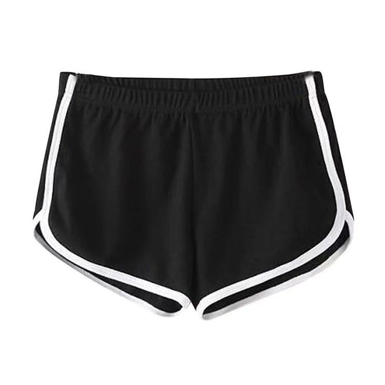 Four color optional cotton shorts female summer Korean version of the new ins wide leg loose solid color sports wear pants