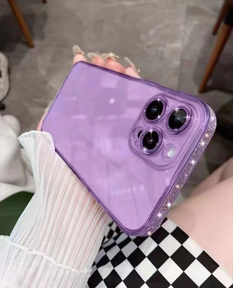 Glass Cover Transparent Fall Proof Phone Case