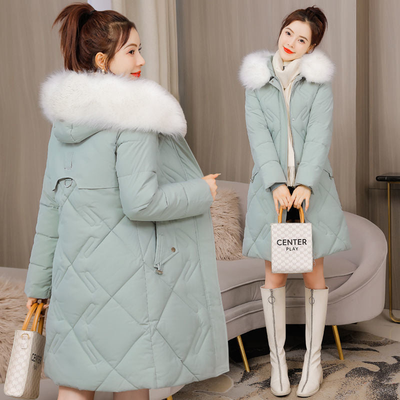 Thickened Western-style Cotton-padded Jacket Plus Size Slimming Warm