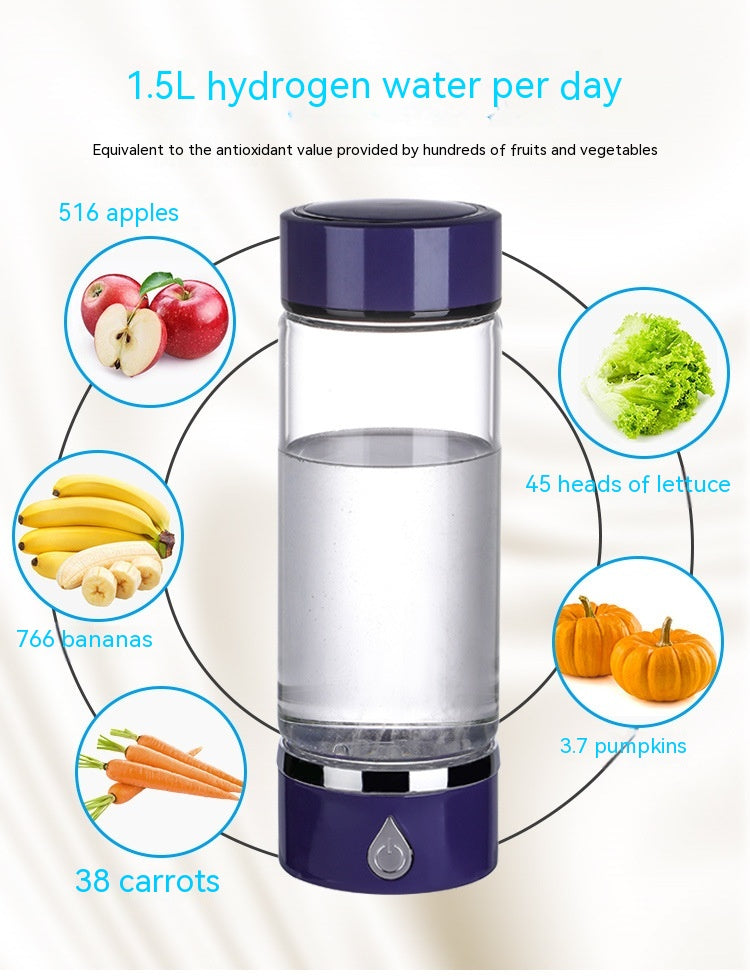 Small Molecule Electrolytic Hydrogen-rich Health Cup Oxygen-enriched Water Glass
