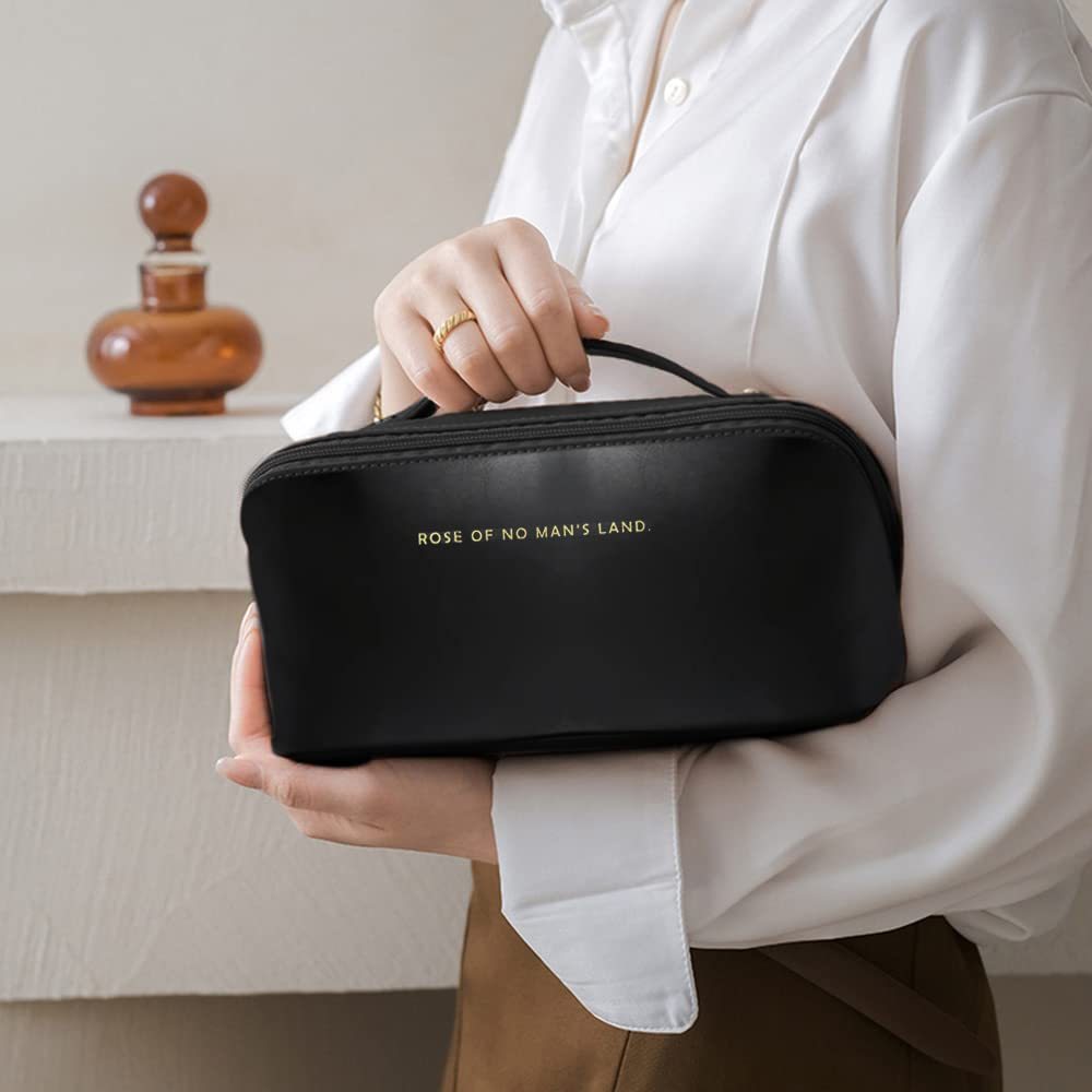 Large Capacity Travel Cosmetic Bag - Women's Multifunction Toiletries Organizer and Makeup Case