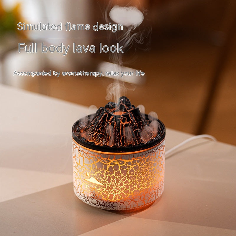Creative New Lava Fire Charcoal Aroma Diffuser USB Plug-in Desktop