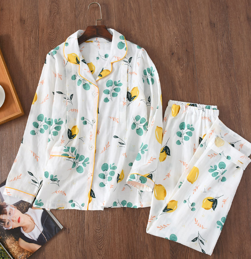 Sleepwear Cotton 100% Thin Maternity Wear Pajama Set