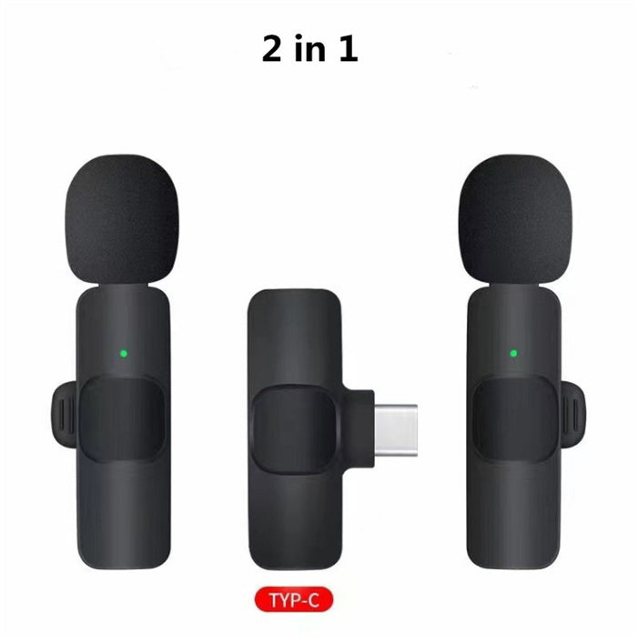 Wireless Lavalier Microphone – Plug & Play for Mobile, Tablet, Camera, & More