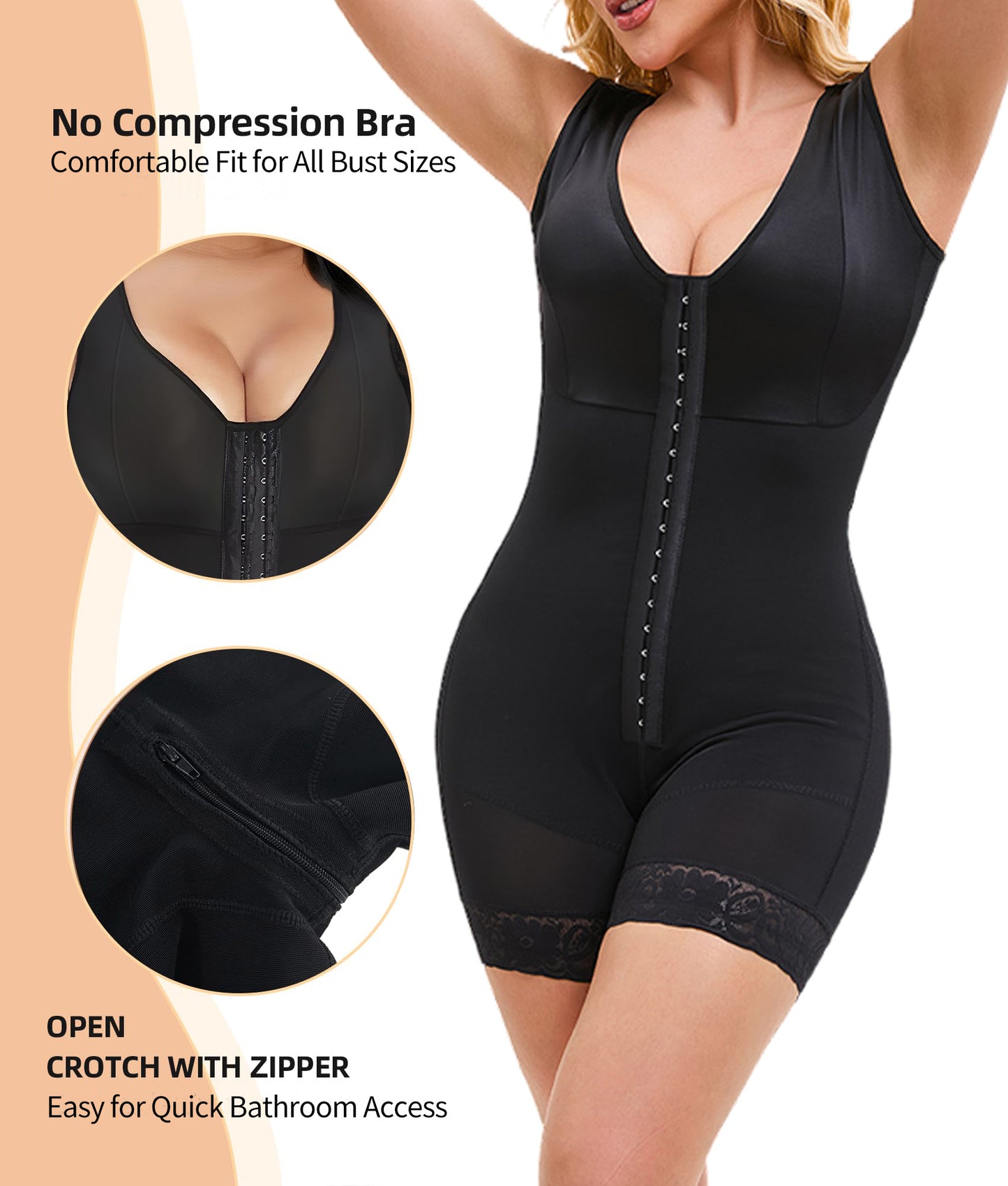 Colombian Fajas Shapewear for Women – Tummy Control, Post-Surgery & Everyday Body Shaper | Butt Lifter, Zipper Crotch, Full Compression | Skims Bodysuits, Sol Leon Fajas, Elegant Fajas, Melibelt Shapewear