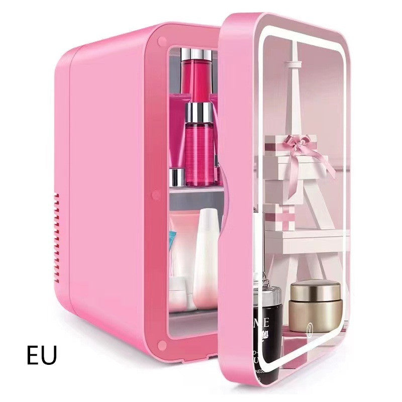Skincare Beauty Fridge – 8L Portable Cosmetic Mini Fridge | Hot & Cold Dual-Temp | 110V Compatible