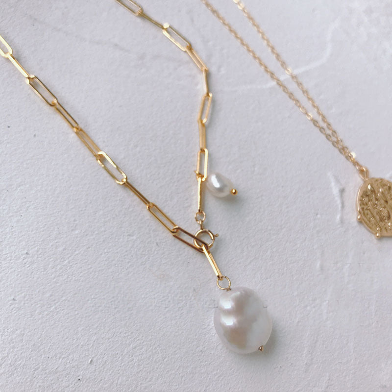Handmade 14K Gold-Plated Vintage Coin Necklace - Timeless & Elegant