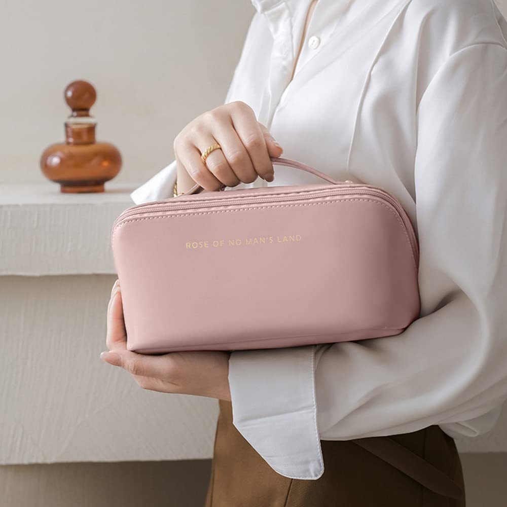 Large Capacity Travel Cosmetic Bag - Women's Multifunction Toiletries Organizer and Makeup Case