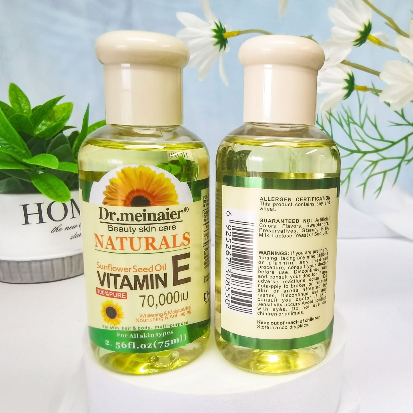 Vitamin E Synthesis Oil – 100% Pure, Natural Moisturizing Oil for Face, Body & Hair