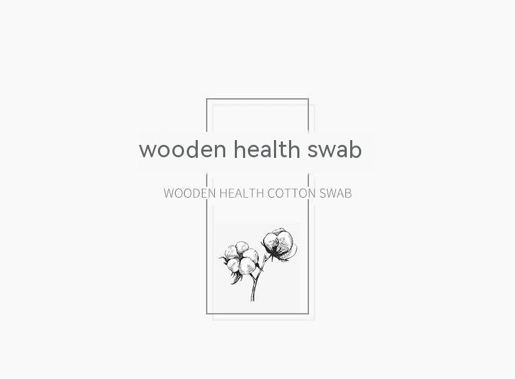 100 Bagged Cotton Swabs Disposable Double-headed Sanitary Cleaning