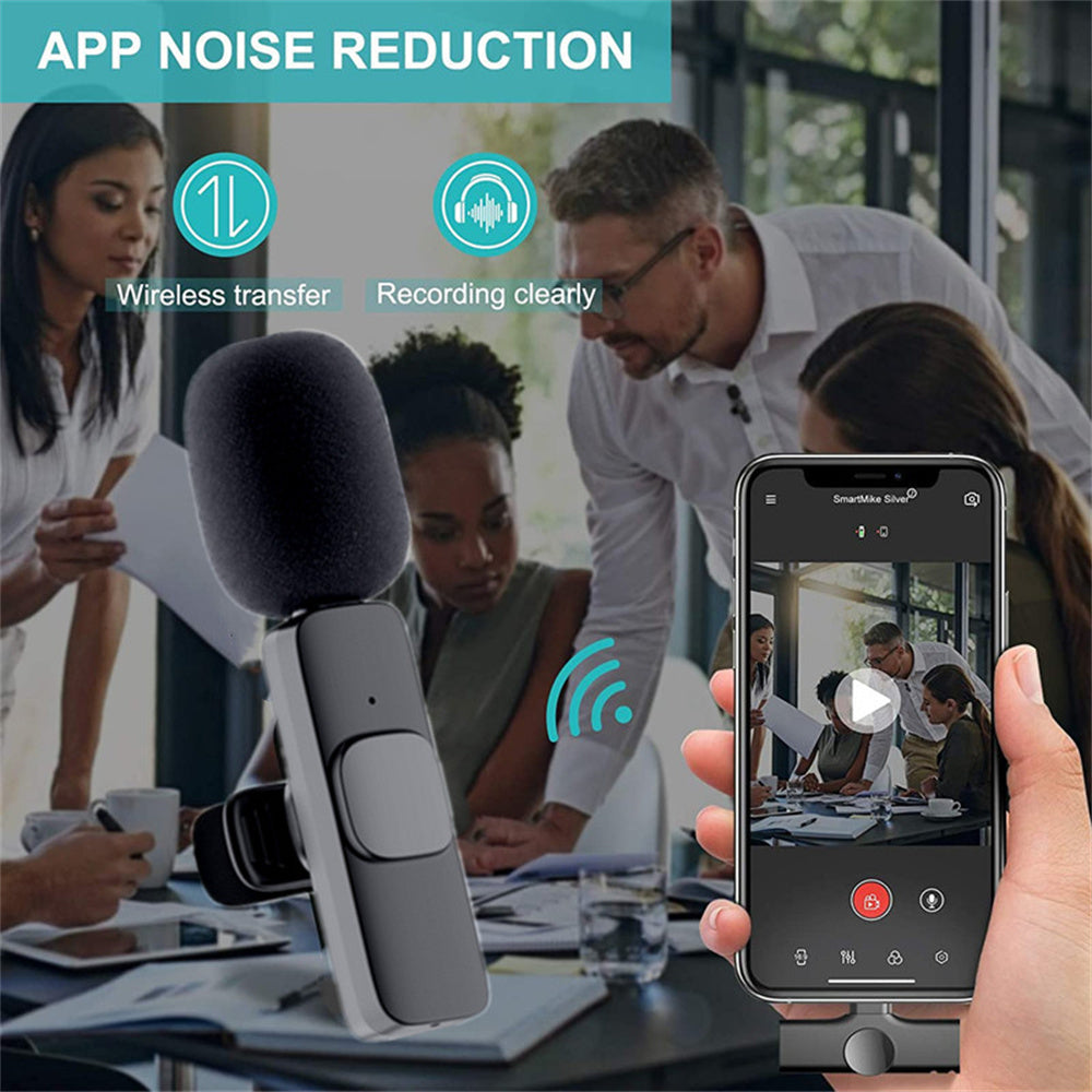 Wireless Lavalier Microphone – Plug & Play for Mobile, Tablet, Camera, & More