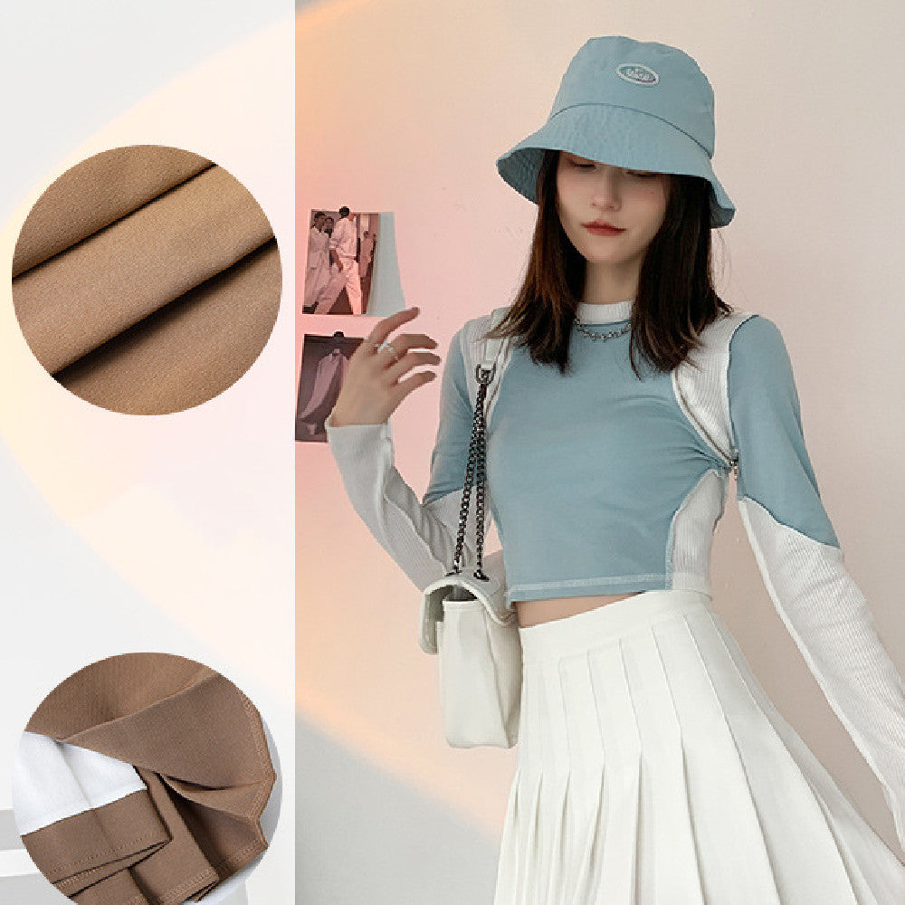 High Waist Pleated Skirt – Elegant A-Line Flowy Midi Skirt for Women, Summer Lightweight Knit Fabric, Casual & Office Wear
