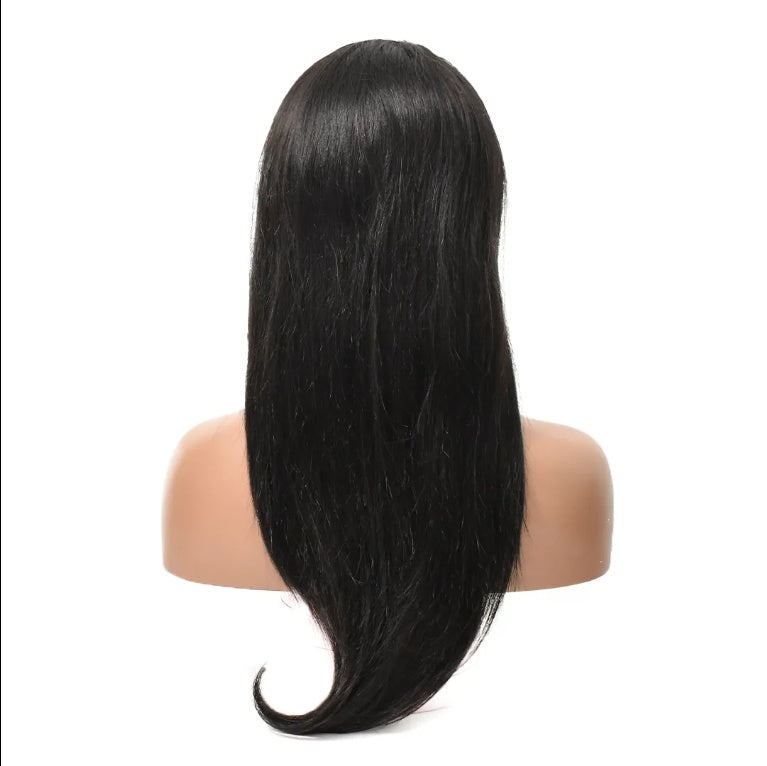 Hot Trend Raw Cuticle Aligned Straight Lace Black Female Front Wig Thin Invisible HD Lace Human Hair