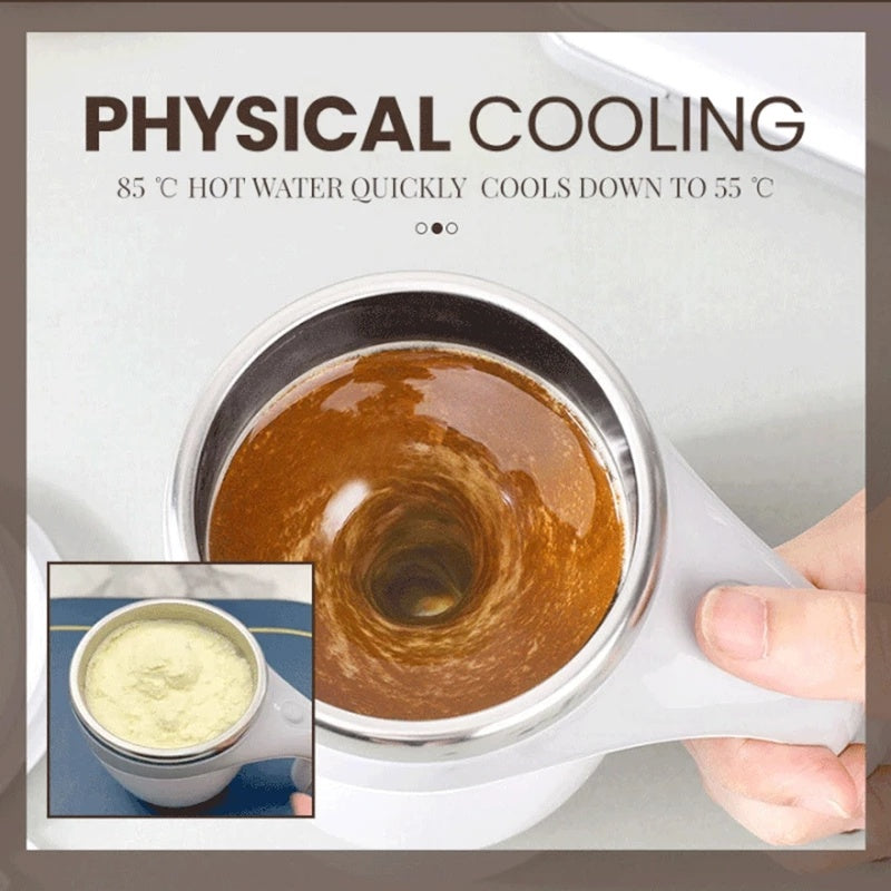 Automatic Self-Stirring Coffee Mug | Leakproof, Portable, Food-Grade Stainless Steel Travel Mug
