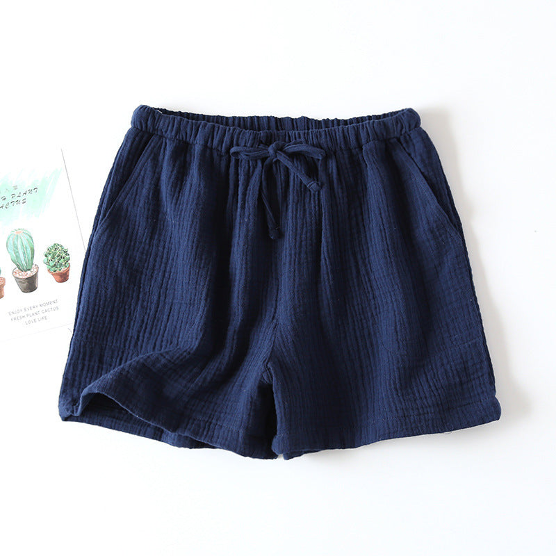 Cotton Cloth Double-layer Thin Women's Summer Pajama Pants Women's