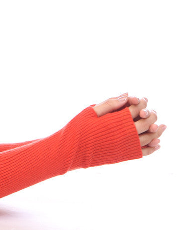 Minimalist Fall & Winter Fashion Long Cashmere Arm Sleeves for Women