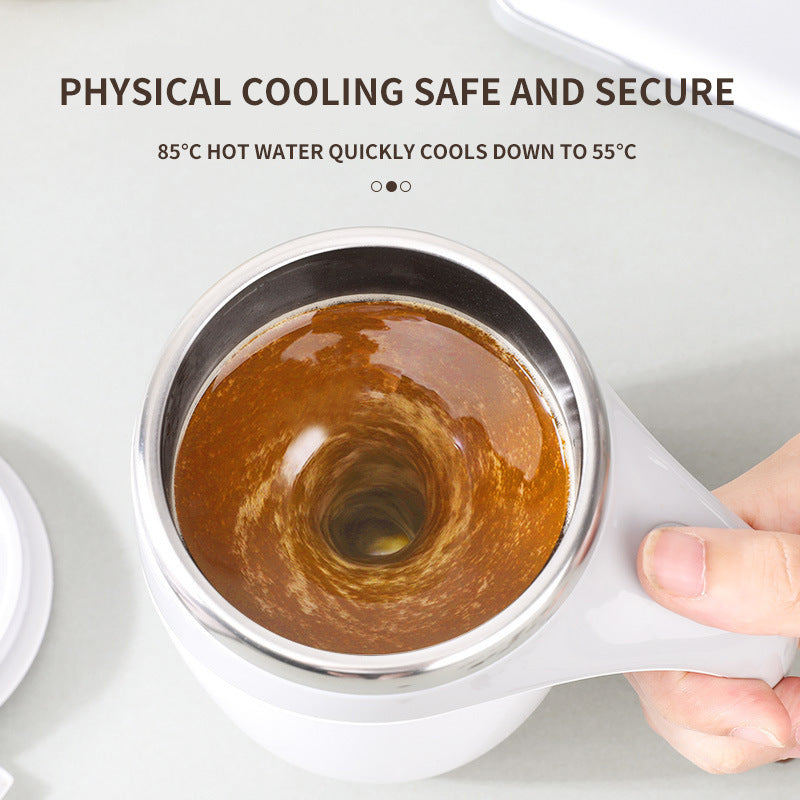 Automatic Self-Stirring Coffee Mug | Leakproof, Portable, Food-Grade Stainless Steel Travel Mug