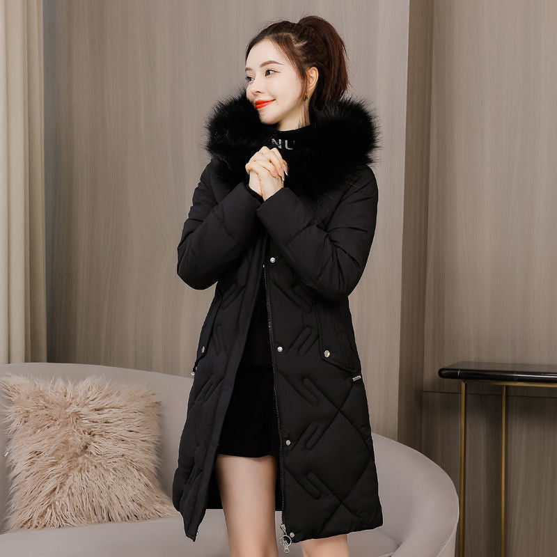 Thickened Western-style Cotton-padded Jacket Plus Size Slimming Warm