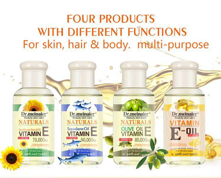 Vitamin E Synthesis Oil – 100% Pure, Natural Moisturizing Oil for Face, Body & Hair