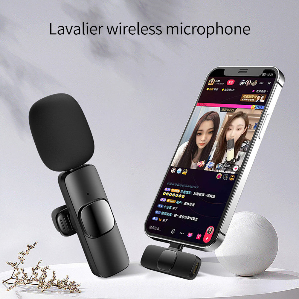 Wireless Lavalier Microphone – Plug & Play for Mobile, Tablet, Camera, & More