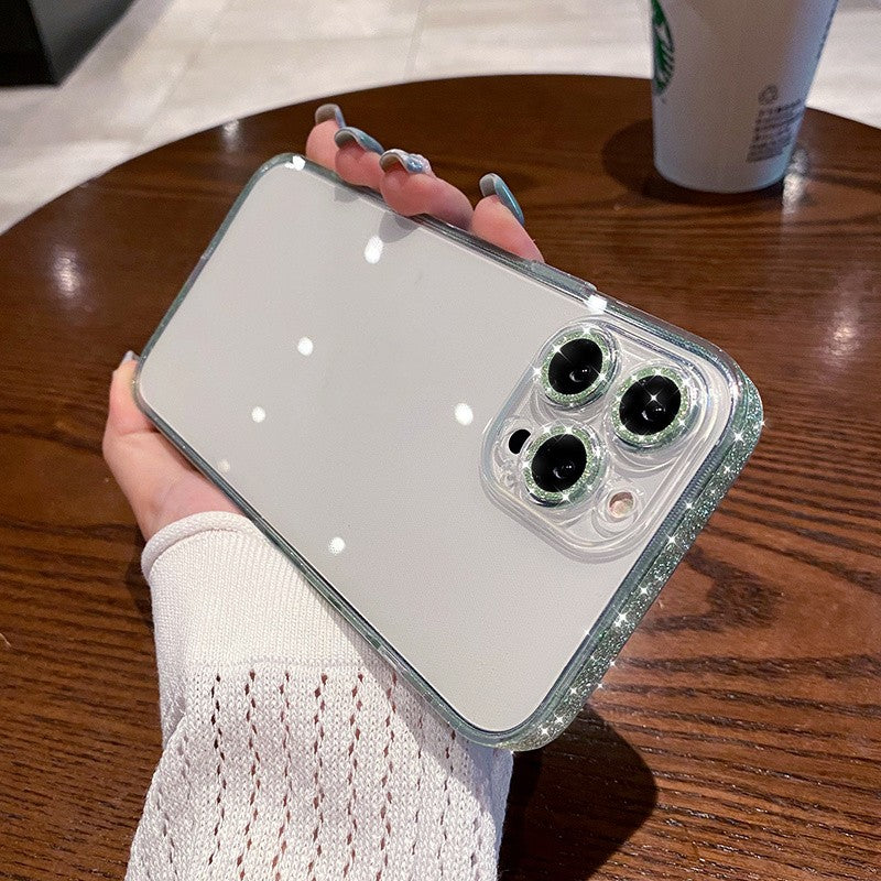Glass Cover Transparent Fall Proof Phone Case