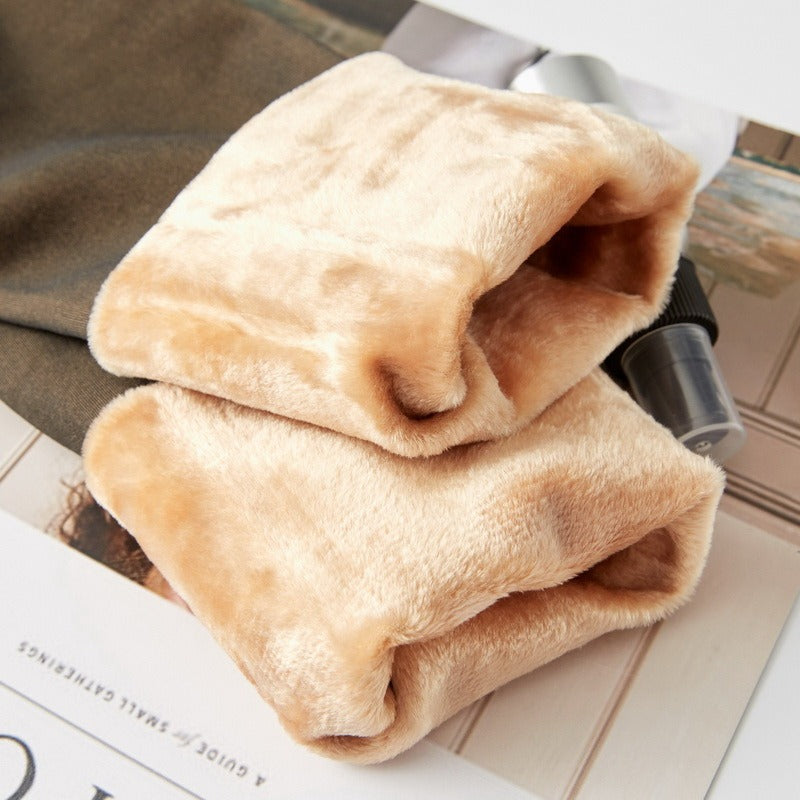 Cozy Women’s Fleece-Lined Pantyhose Translucent Leggings for Warmth