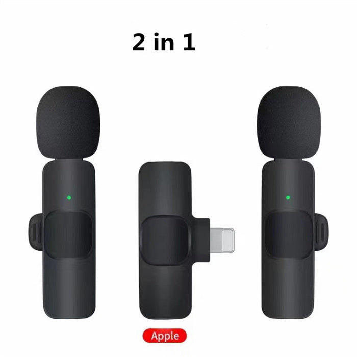 Wireless Lavalier Microphone – Plug & Play for Mobile, Tablet, Camera, & More
