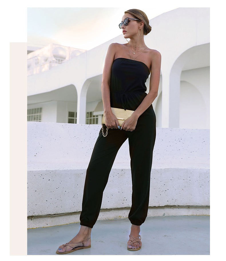 Versatile Commuter Sleeveless Polyester Bodysuit for Women