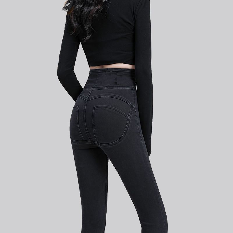 Summer Skinny Peach Hip Pencil Pants