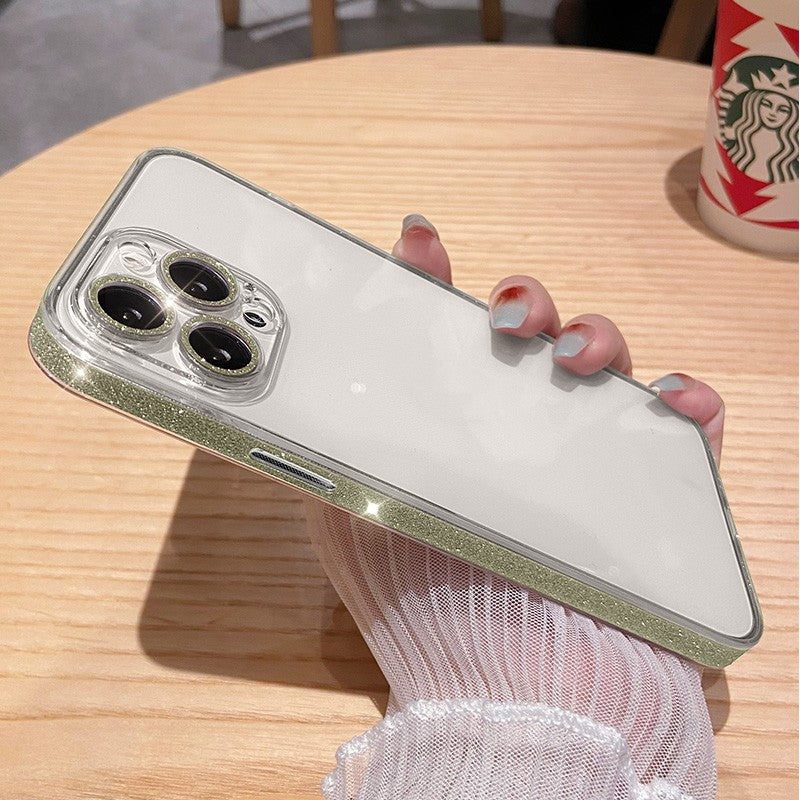Glass Cover Transparent Fall Proof Phone Case