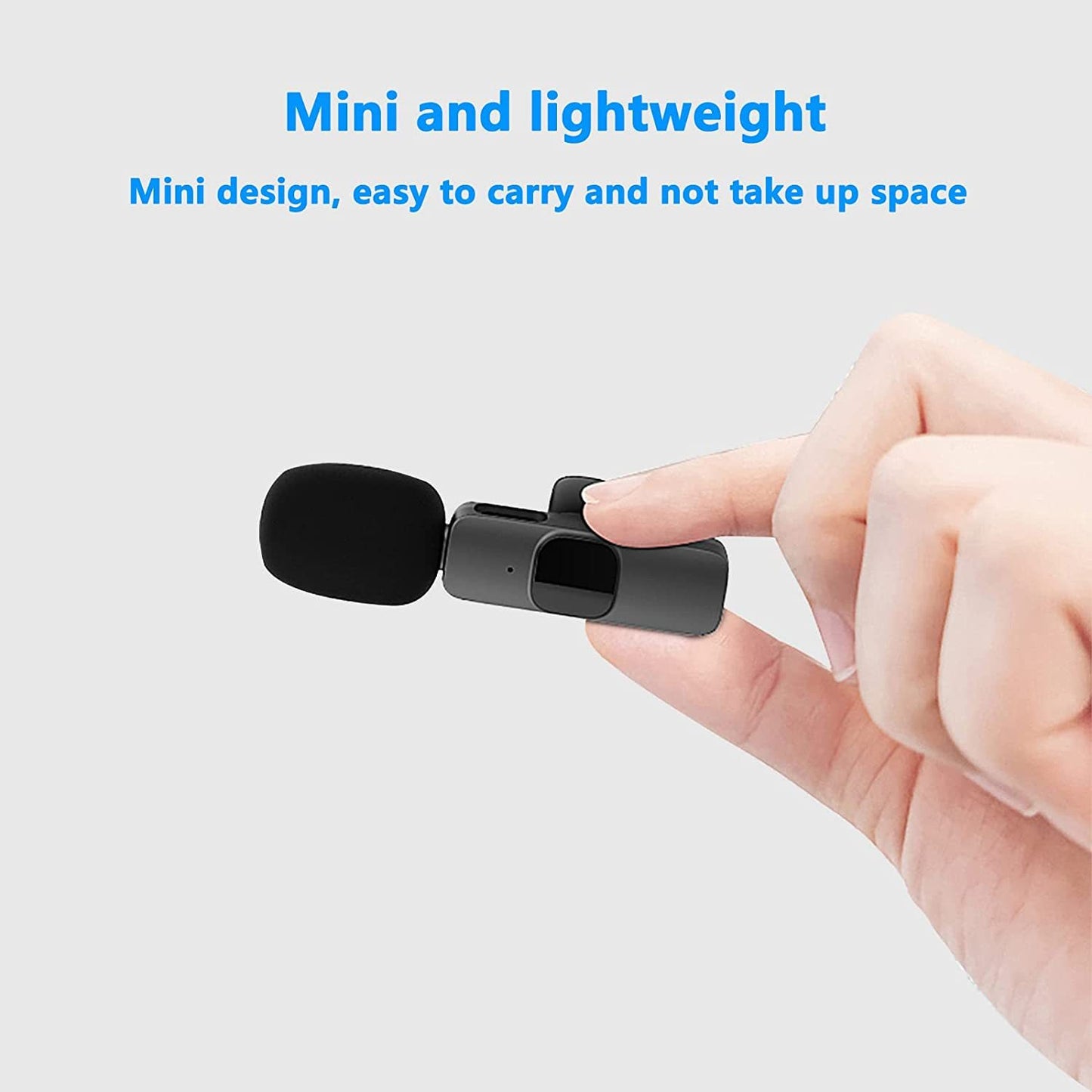 Wireless Lavalier Microphone for iPhone & iPad – Clip-On Cordless Lapel Mic, Omnidirectional Condenser for Interviews, Video Recording, Vlogs, YouTube & Podcasts
