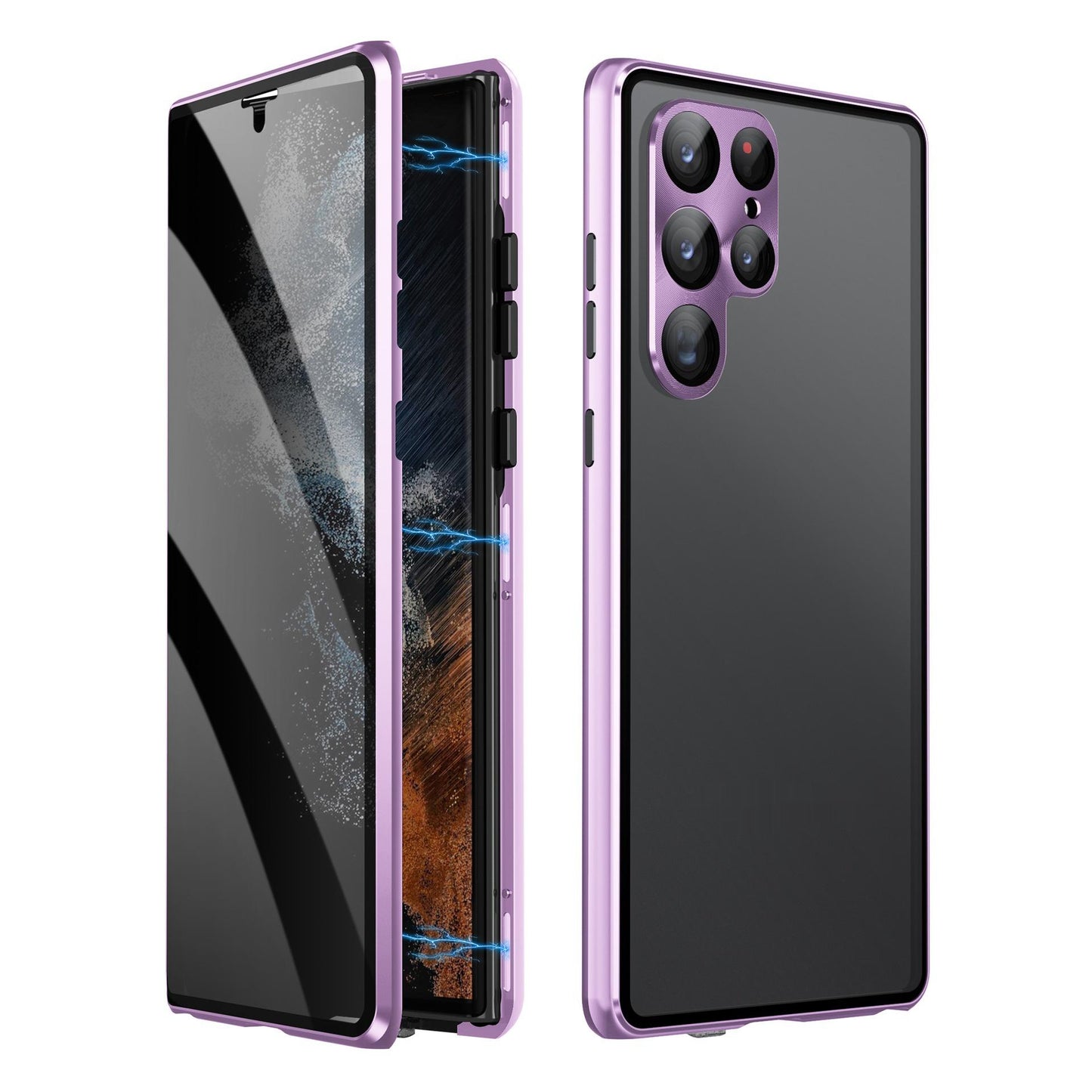 Suitable For Goggles Metal Phone Case Peep-proof Magnetic King Magnetic Phone Case