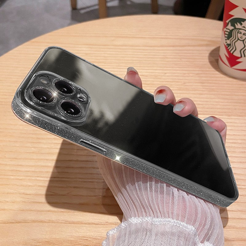 Glass Cover Transparent Fall Proof Phone Case