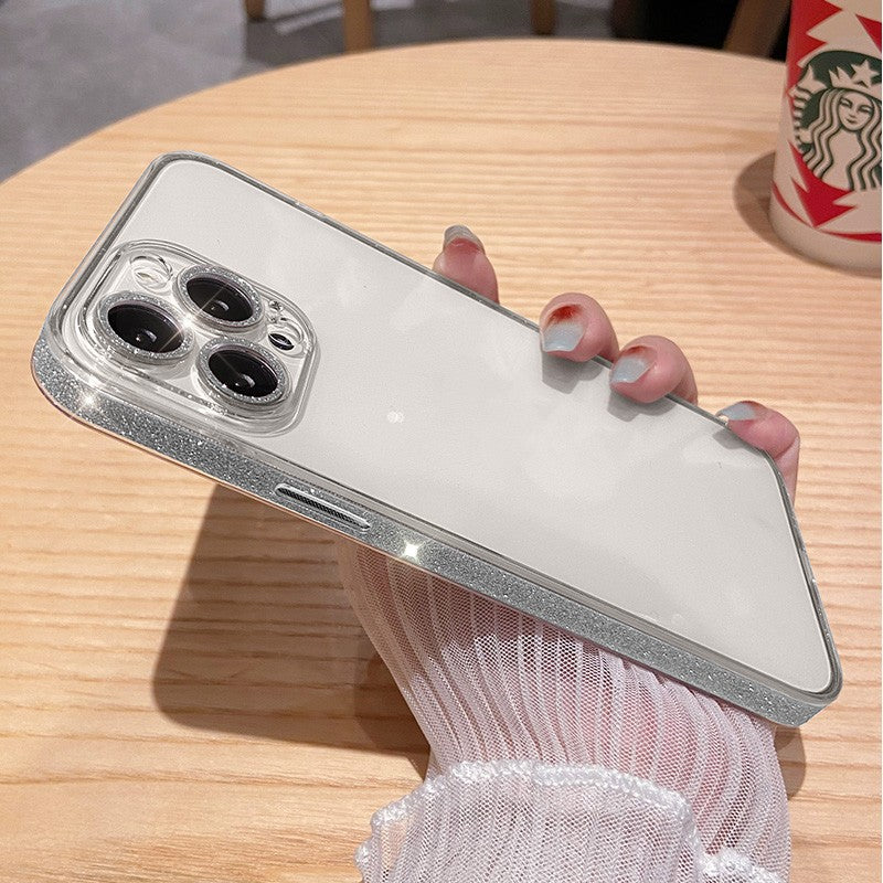 Glass Cover Transparent Fall Proof Phone Case