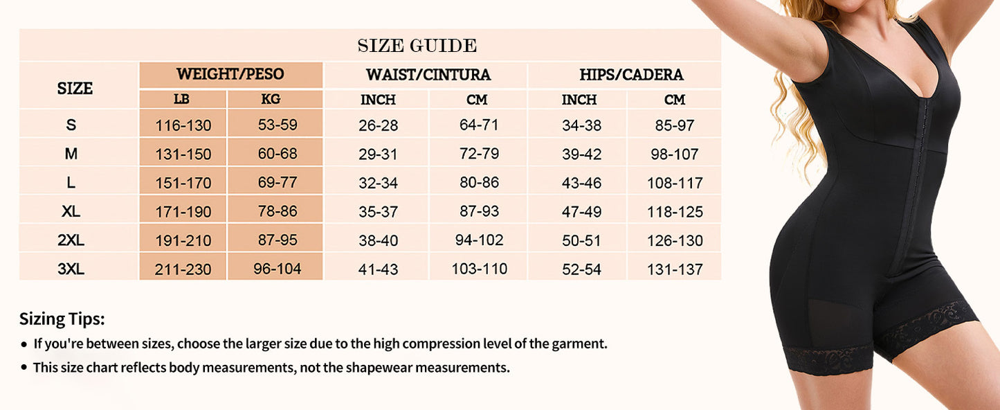 Colombian Fajas Shapewear for Women – Tummy Control, Post-Surgery & Everyday Body Shaper | Butt Lifter, Zipper Crotch, Full Compression | Skims Bodysuits, Sol Leon Fajas, Elegant Fajas, Melibelt Shapewear