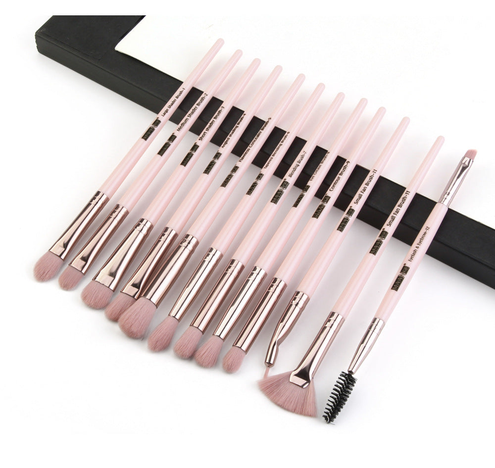 Precision Beauty: 12 High-Quality Makeup Brush Set