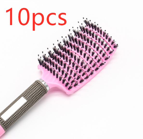 Anti-Klit Hairbrush for Women - Detangler Hair Brush with Nylon Bristles for Scalp Massage and Teasing