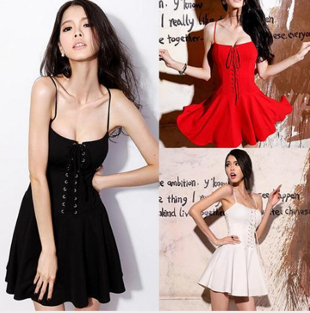 Japanese-inspired Sexy Low-cut Lace High Waist
