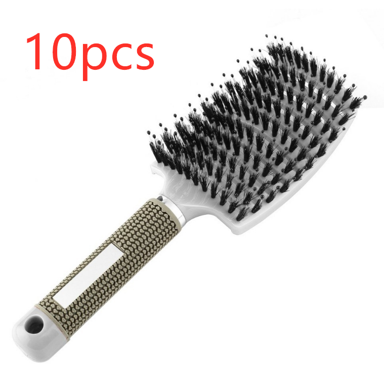 Anti-Klit Hairbrush for Women - Detangler Hair Brush with Nylon Bristles for Scalp Massage and Teasing